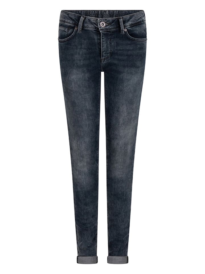 INDIAN BLUE JEANS Dżinsy "Ryan" w kolorze niebieskim rozmiar: 158