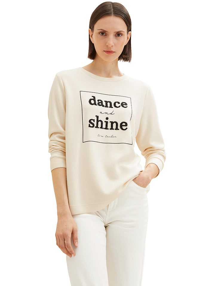 Tom Tailor Bluza w kolorze kremowym rozmiar: XL