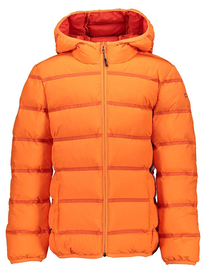 Kurtka zimowa w kolorze pomarańczowym