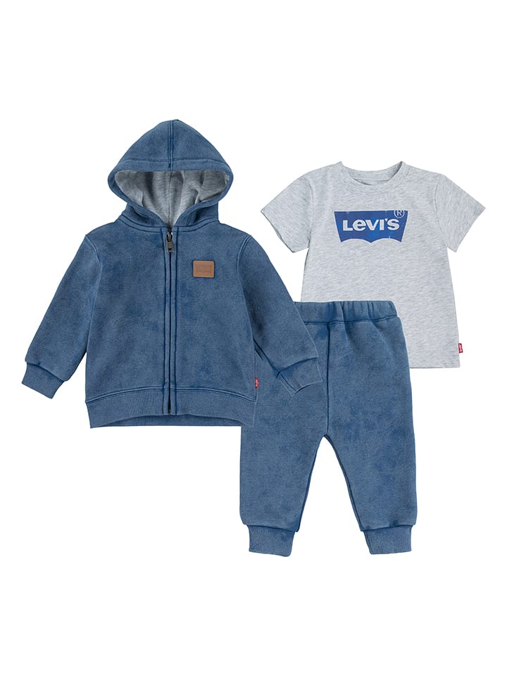 3-częściowy zestaw w kolorze granatowym