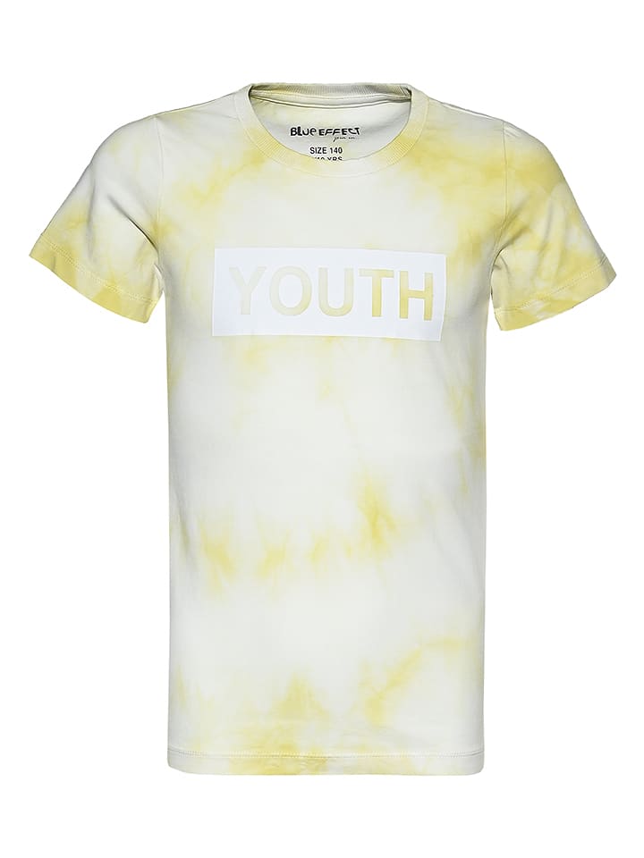 Blue Effect Koszulka w kolorze żółto-białym rozmiar: 116