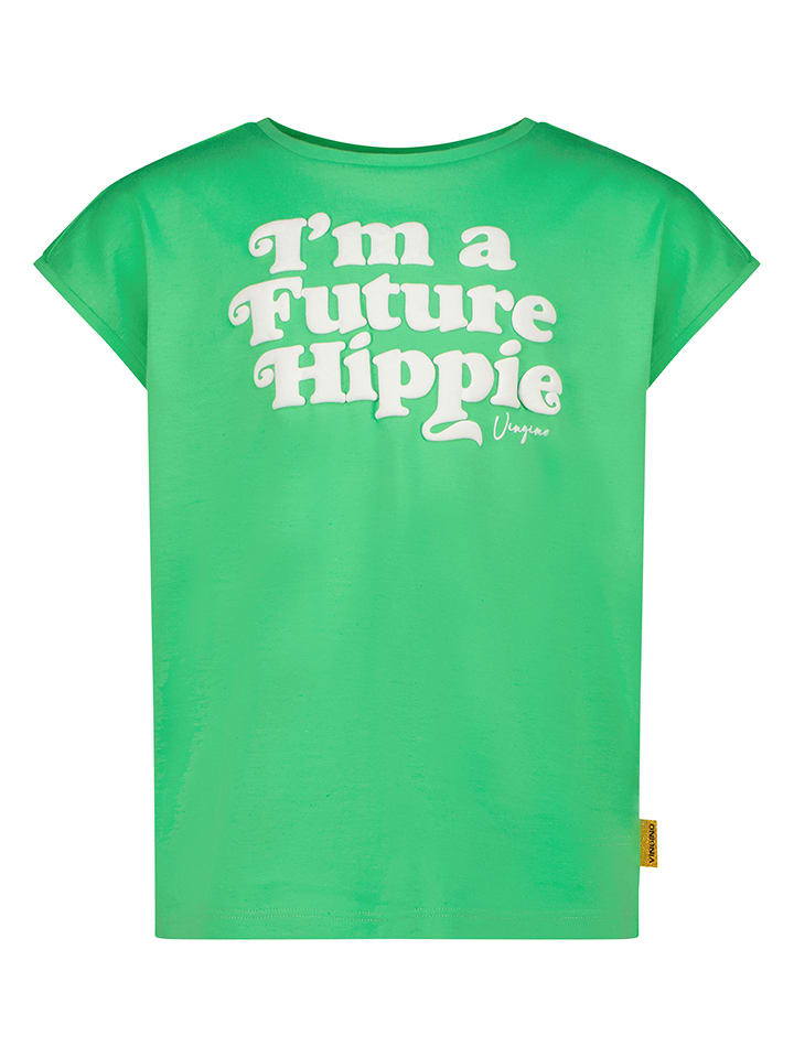 Vingino Koszulka "Helen" w kolorze zielonym rozmiar: 164