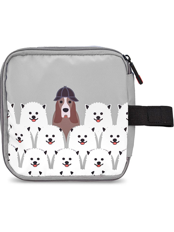 IRIS Barcelona Torba w kolorze jasnoszarym na kanapki - 16 x 16 cm rozmiar: onesize