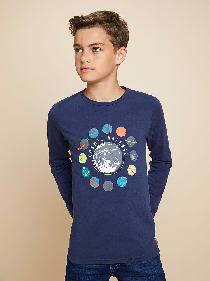 lamino Koszulka w kolorze granatowym rozmiar: 110