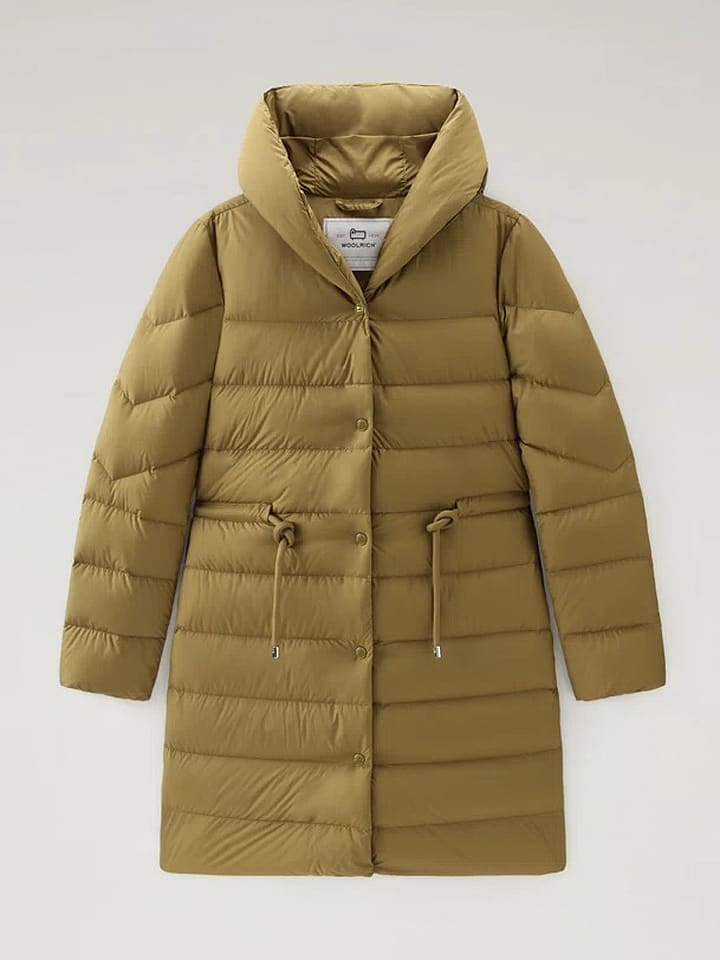 Woolrich Płaszcz puchowy "Ellis" w kolorze khaki rozmiar: XL