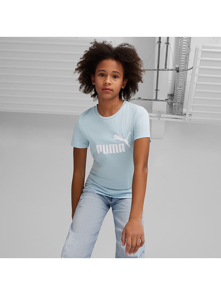 Puma Koszulka "ESS" w kolorze błękitnym rozmiar: 110