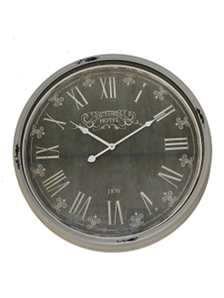Anticline Zegar ścienny w kolorze szarym - Ø 50 cm rozmiar: onesize