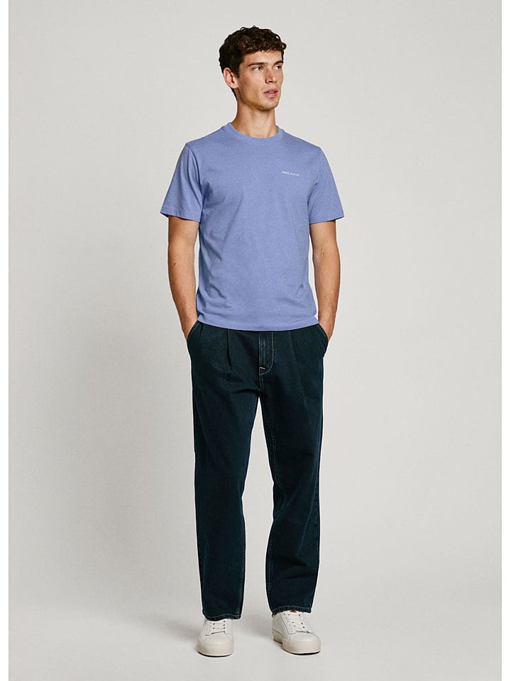 Pepe Jeans Koszulka "Damian" w kolorze niebieskim rozmiar: M