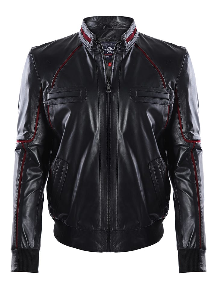 GIORGIO DI MARE Skórzana kurtka w kolorze czarnym rozmiar: L