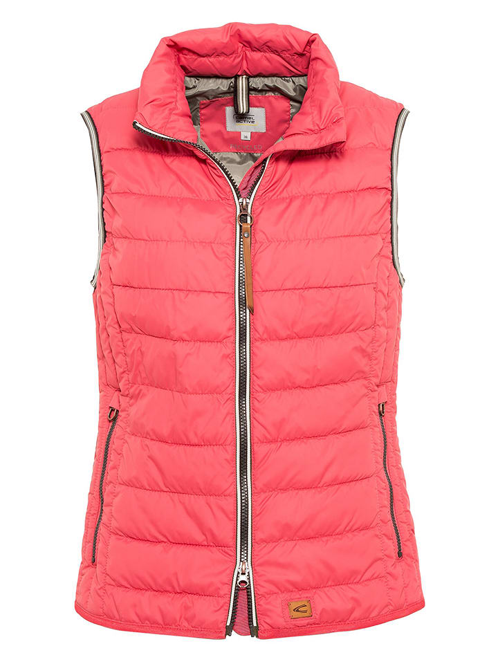 Camel Active Kamizelka pikowana w kolorze koralowym rozmiar: 40