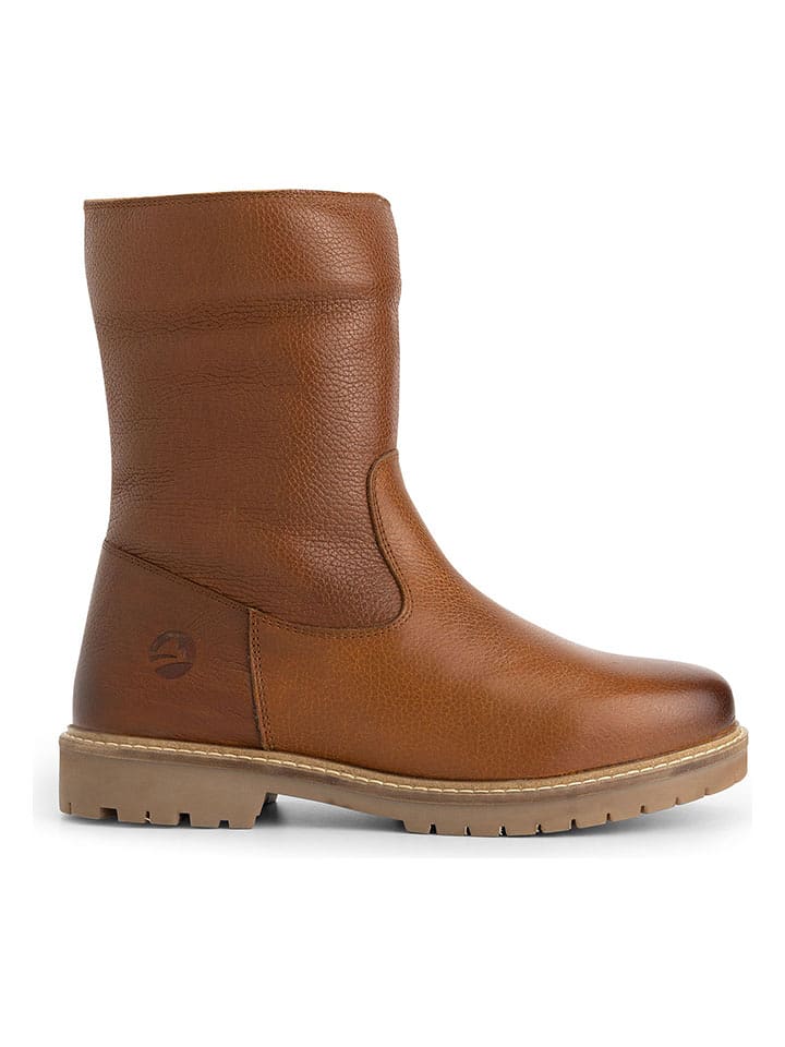 TRAVELIN' Skórzane botki "Bykland" w kolorze jasnobrązowym rozmiar: 40