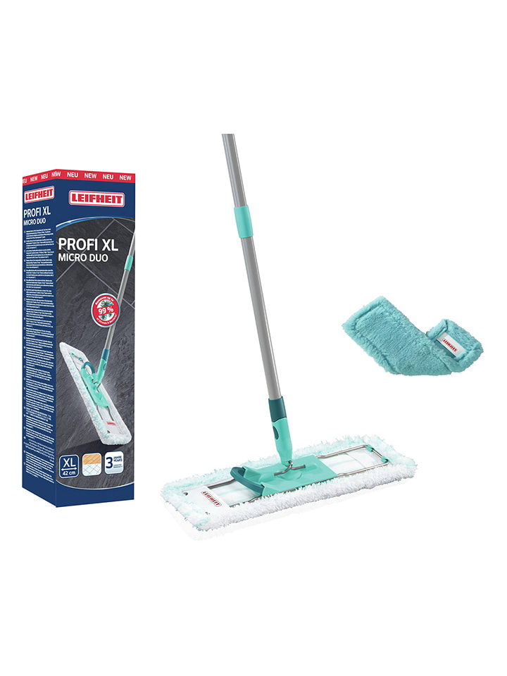 Leifheit Mop "Profi XL micro duo" w kolorze turkusowym rozmiar: onesize