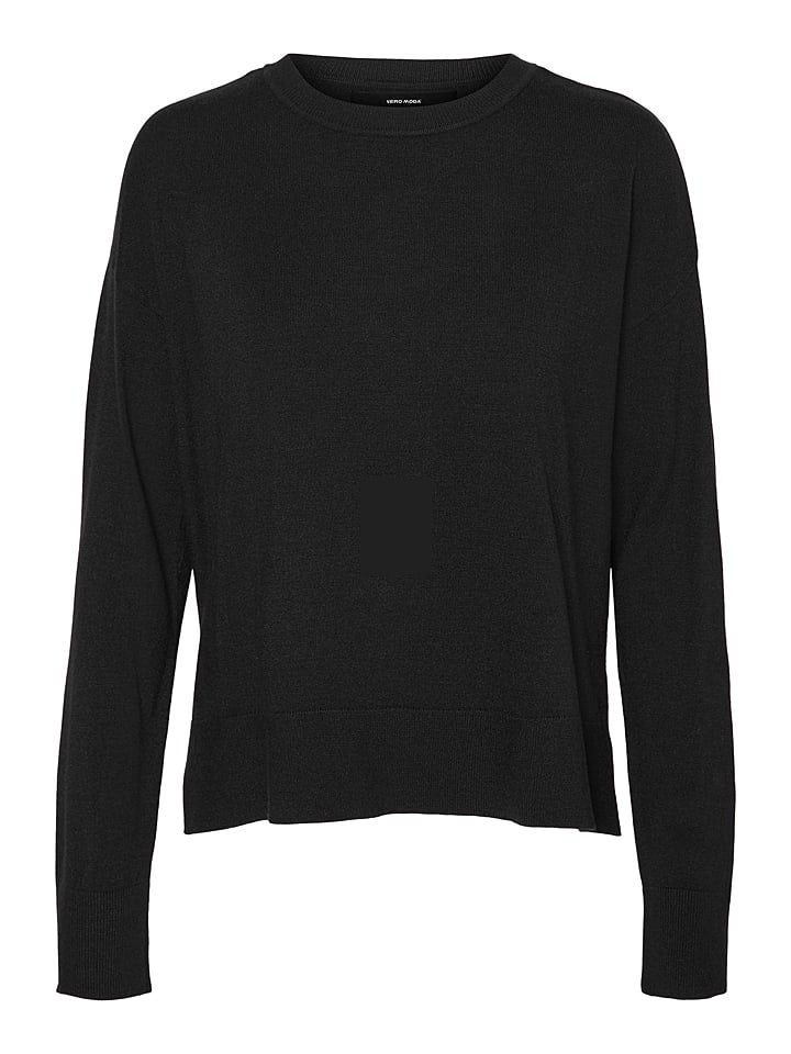 Vero Moda Sweter "Karis" w kolorze czarnym rozmiar: XS