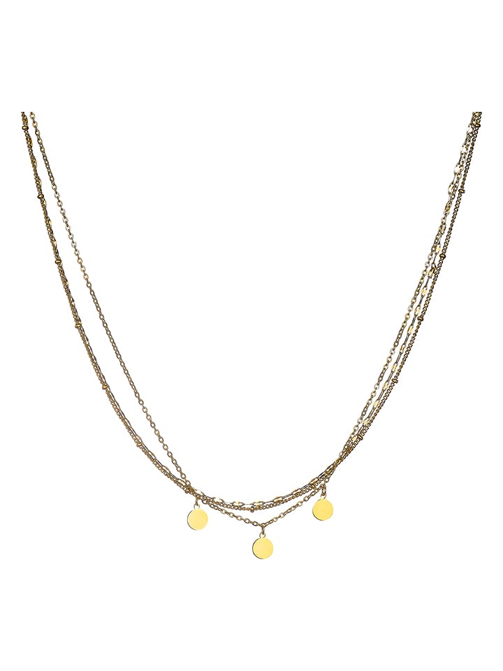 Bastille baobab Naszyjnik "Camelia" z elementami ozdobnymi - dł. 40 cm rozmiar: onesize