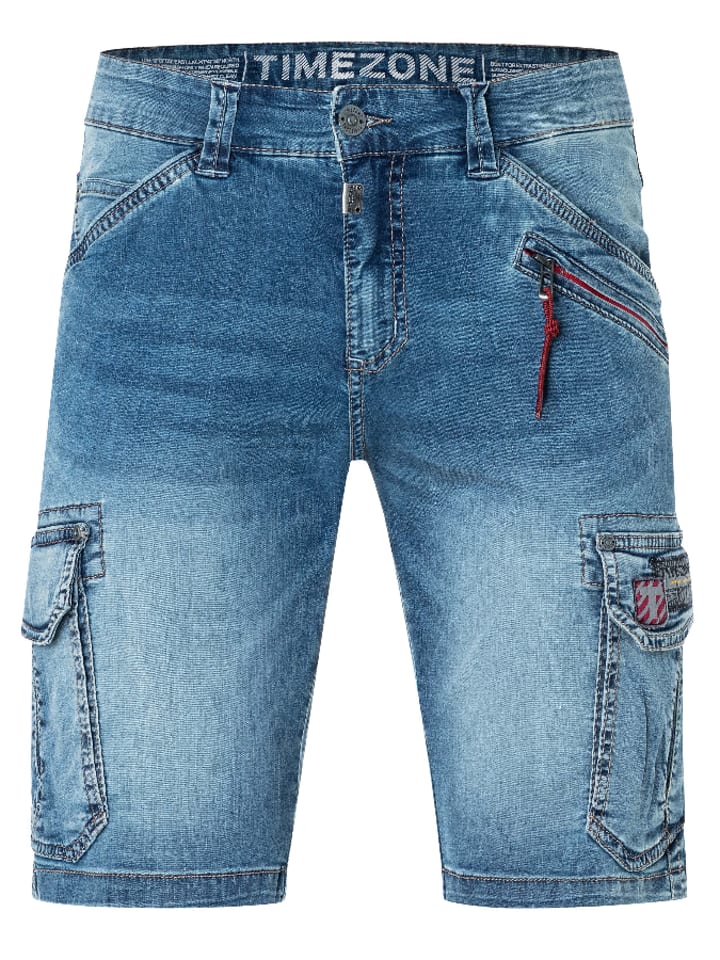 Timezone Szorty dżinsowe - Regular fit - w kolorze niebieskim rozmiar: W29