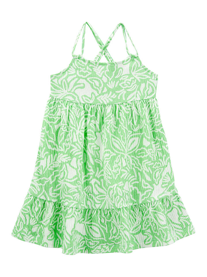 carter's Sukienka w kolorze jasnozielonym rozmiar: 110