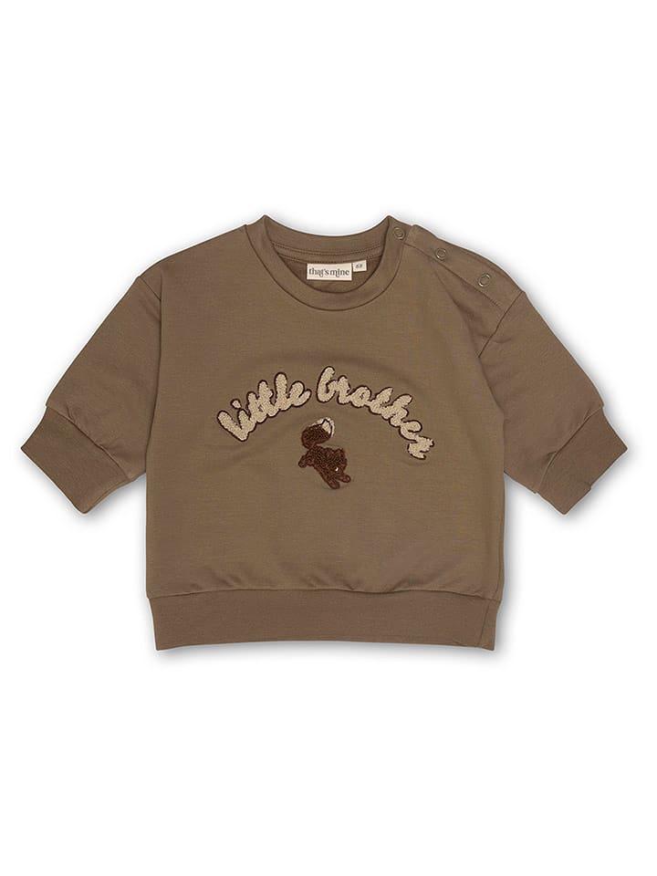 that's mine Bluza "Dusky green" w kolorze khaki rozmiar: 80