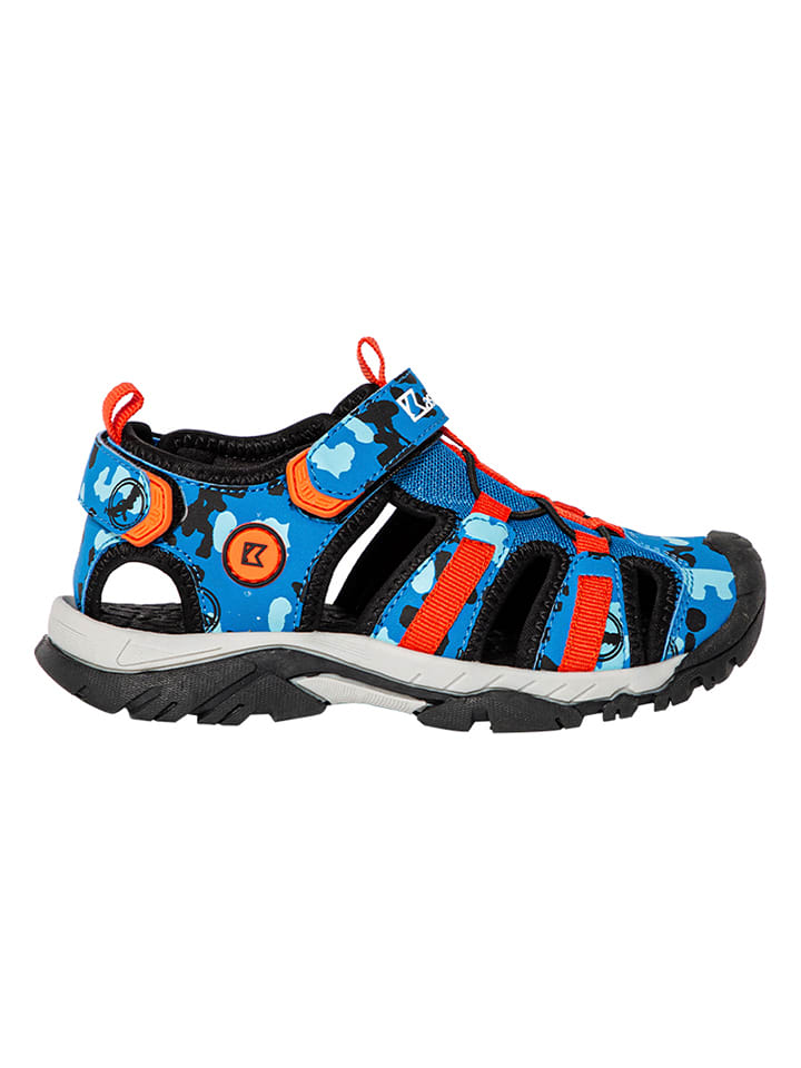 Kastinger Półsandały "Malinur" w kolorze niebiesko-czerwonym rozmiar: 38