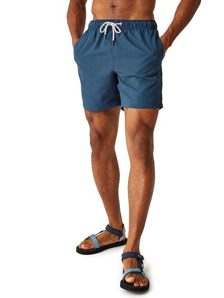 Regatta Szorty kąpielowe "Mackleyna" w kolorze granatowym rozmiar: XL