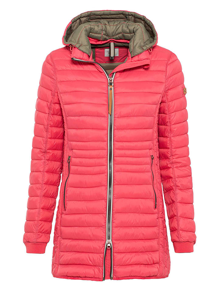 Camel Active Kurtka pikowana w kolorze koralowym rozmiar: 42