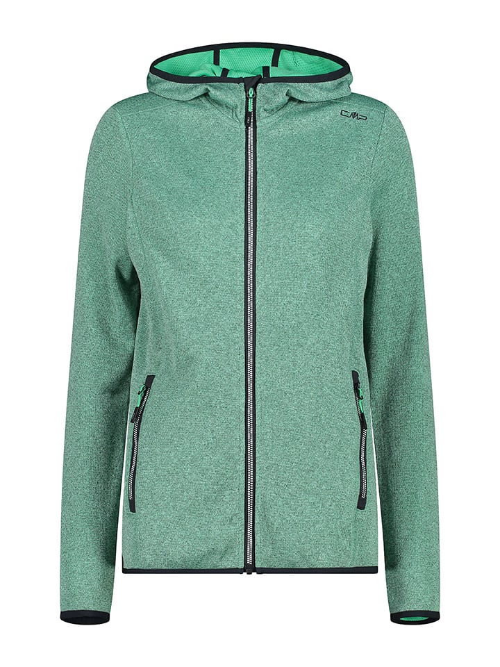 CMP Kurtka polarowa w kolorze zielonym rozmiar: 36