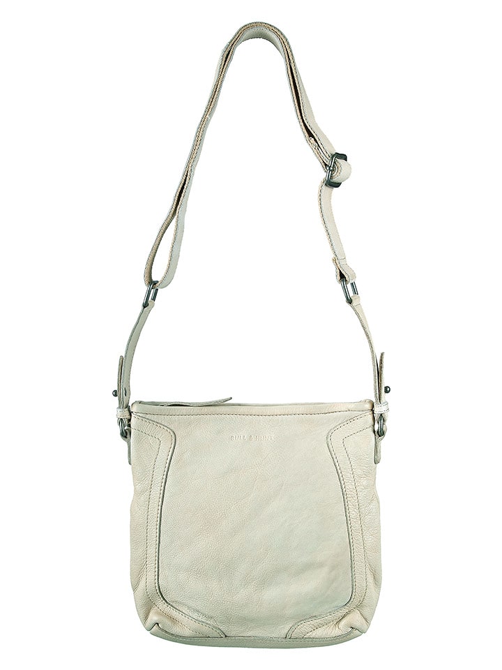 BULL & HUNT Skórzana torebka "Sienna" w kolorze kremowym - 26 x 23 x 6 cm rozmiar: onesize