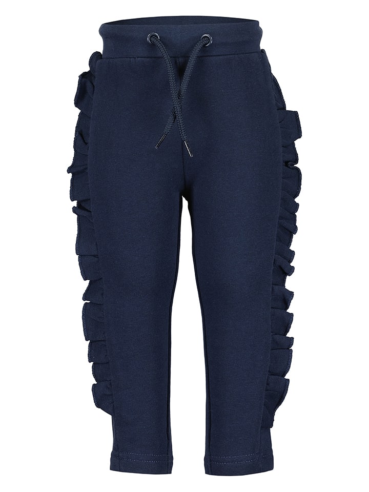 Blue Seven Spodnie dresowe w kolorze granatowym rozmiar: 86