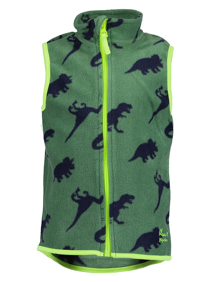 Blue Seven Kamizelka polarowa w kolorze zielonym rozmiar: 98