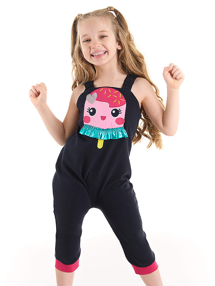 Kombinezon "Popsicle" w kolorze czarnym
