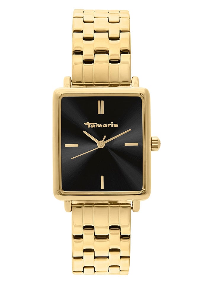 Tamaris Zegarek kwarcowy w kolorze złoto-czarnym rozmiar: onesize