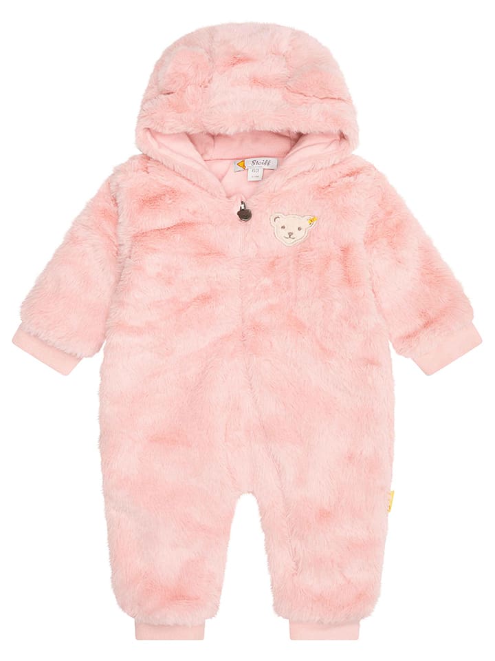 Steiff Rampers w kolorze jasnoróżowym rozmiar: 68