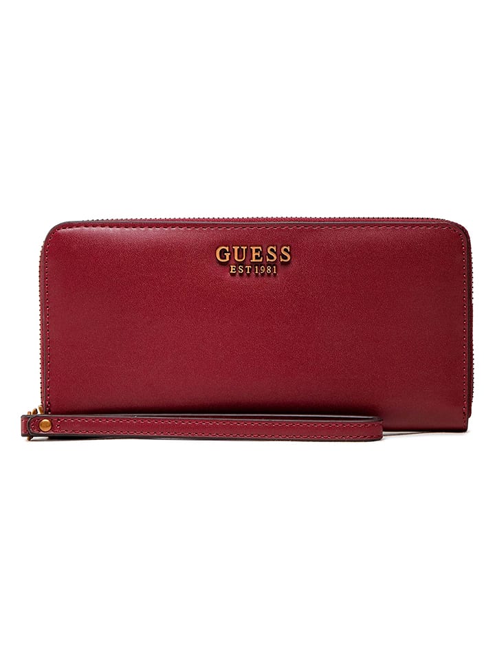 Guess Portfel w kolorze bordowym - 20,5 x 10 x 3 cm rozmiar: onesize