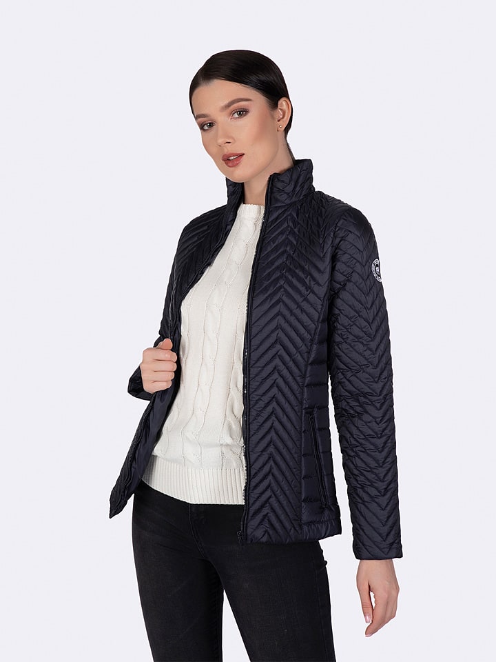 Kurtka przejściowa w kolorze granatowym