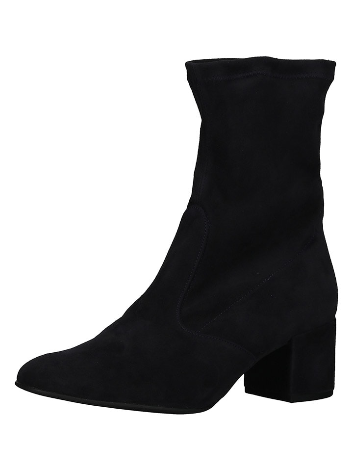 Högl Skórzane botki w kolorze czarnym na obcasise rozmiar: 37,5