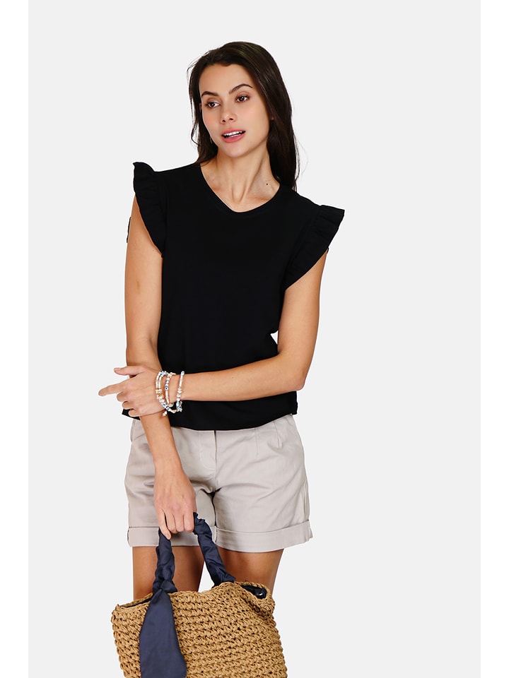 ASSUILI Koszulka w kolorze czarnym rozmiar: 40