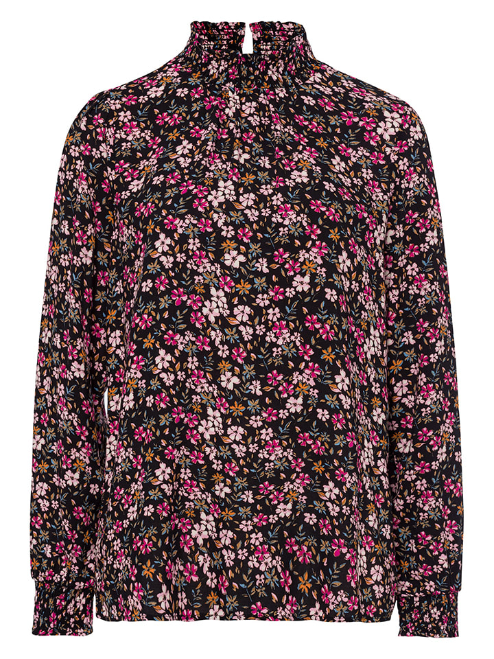 More & More Bluzka w kolorze różowo-czarno-niebieskim rozmiar: 36