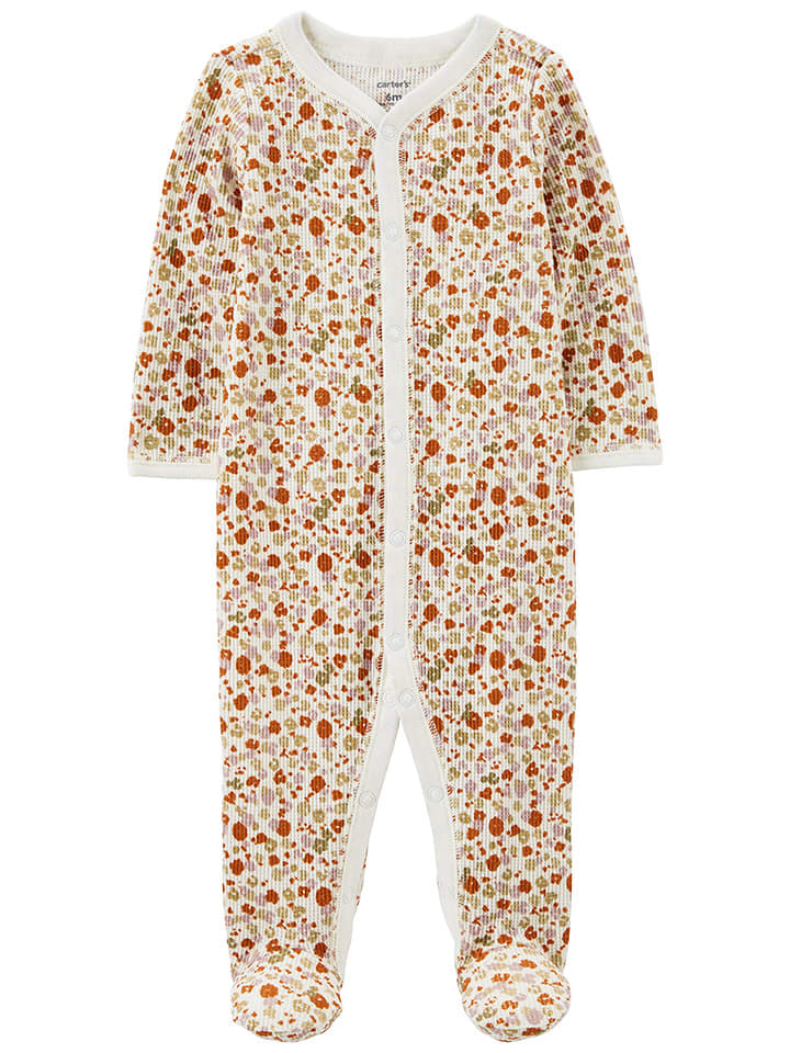 carter's Śpioszki w kolorze beżowym rozmiar: 62