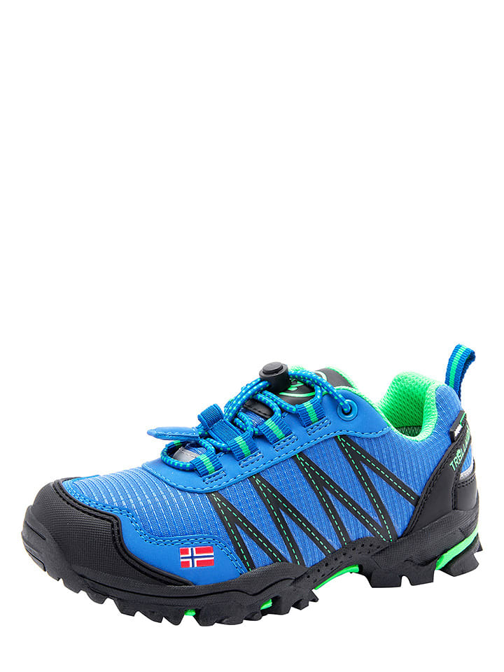 Trollkids Buty turystyczne "Trolltunga Hiker Low" w kolorze błękitnym rozmiar: 28