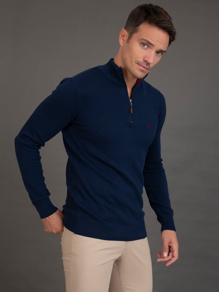 Sweter "Kate" w kolorze granatowym