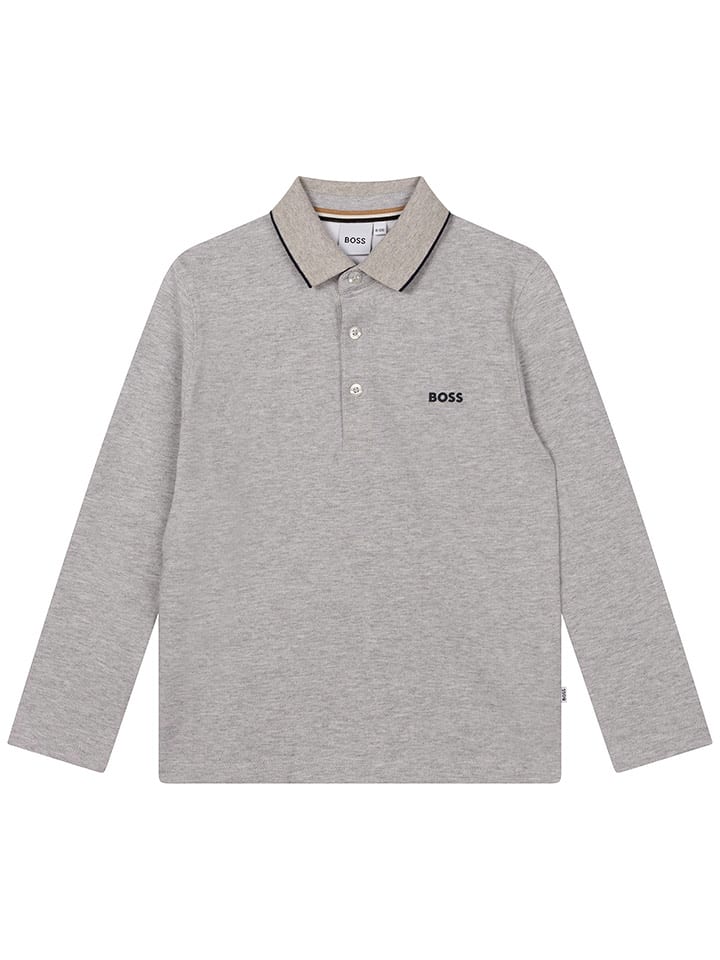 Hugo Boss Kids Koszulka polo w kolorze szarym rozmiar: 164