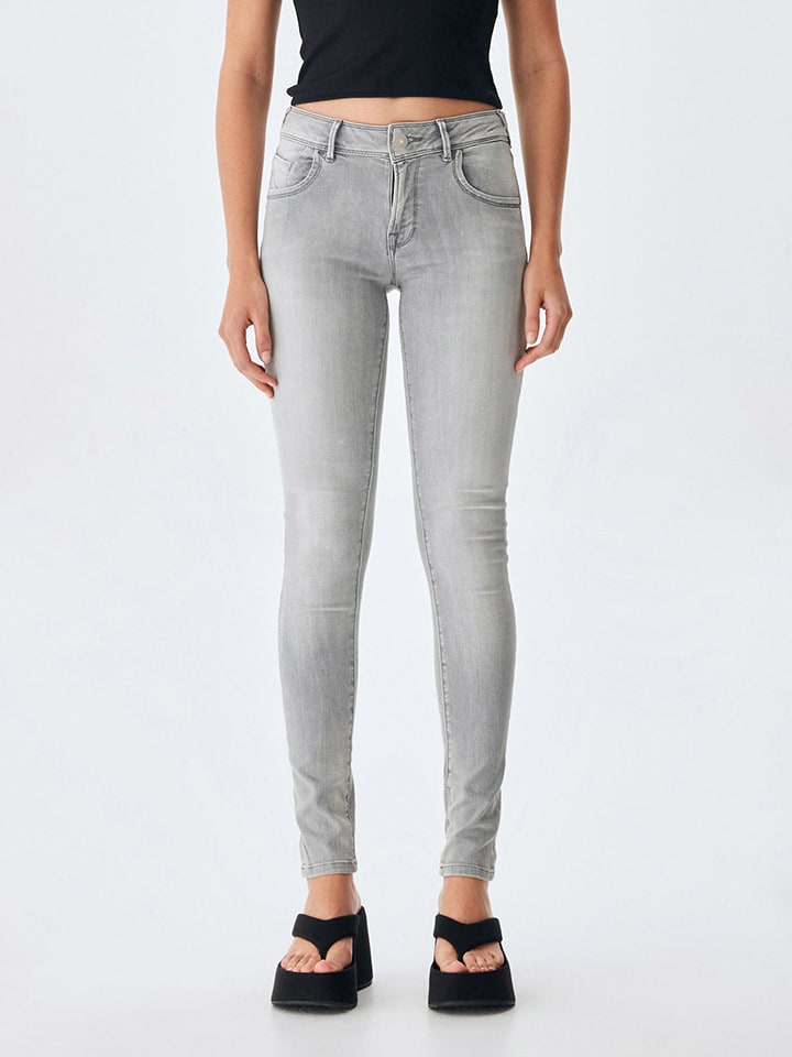 LTB Dżinsy "Maxime" - Slim fit - w kolorze jasnoszarym rozmiar: W28/L32