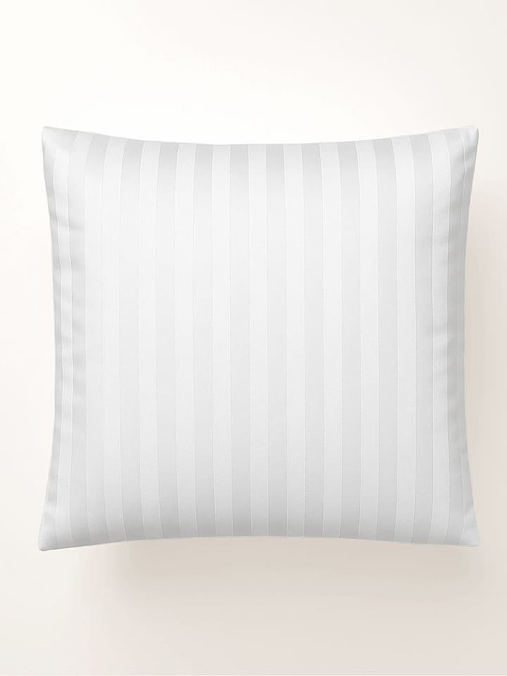 Pierre Cardin Perkalowa poszewka "Luxury" w kolorze białym na poduszkę rozmiar: 65x65 cm