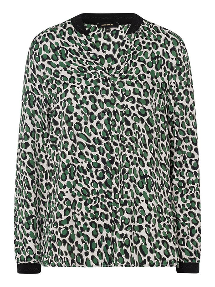 More & More Bluzka w kolorze zielono-beżowym rozmiar: 38