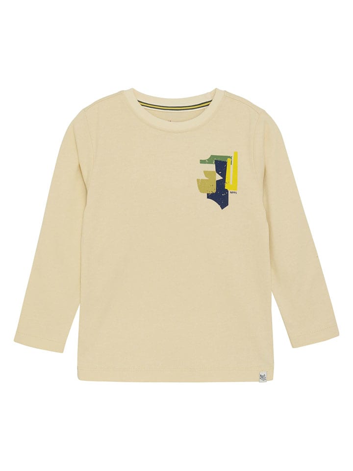 Noppies Koszulka "Rison" w kolorze beżowym rozmiar: 116