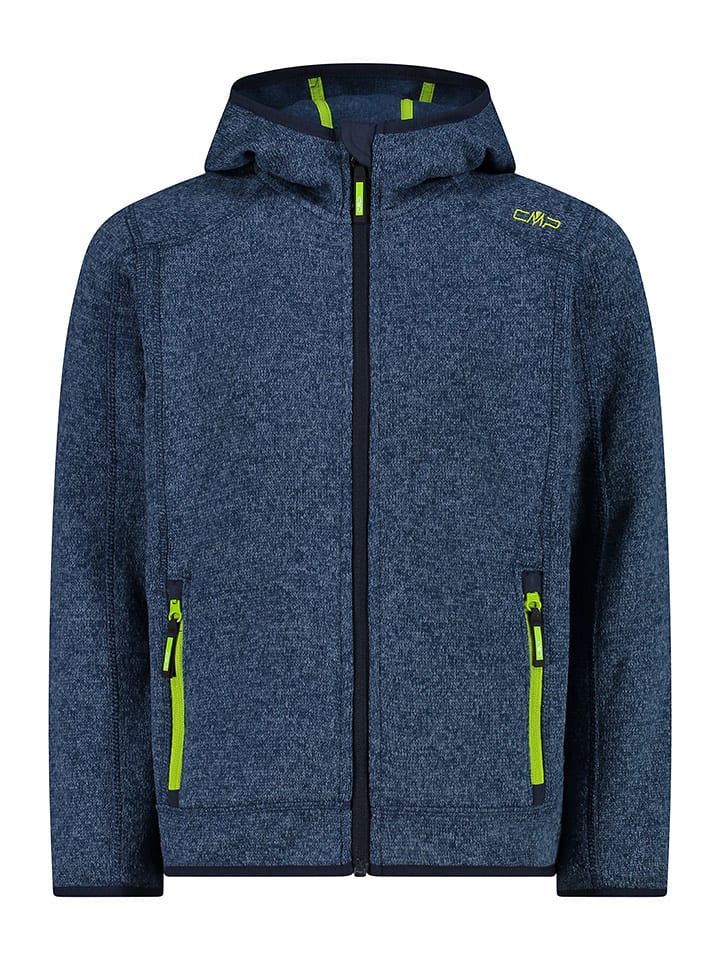 Kurtka polarowa w kolorze granatowym