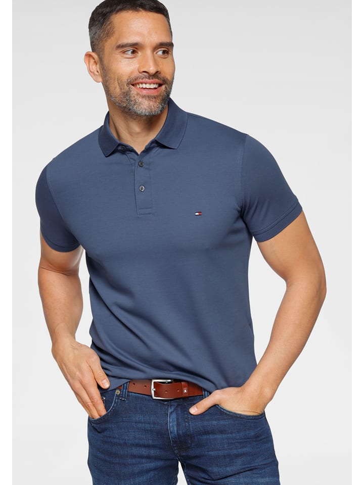 Tommy Hilfiger Koszulka polo w kolorze niebieskim rozmiar: XXL