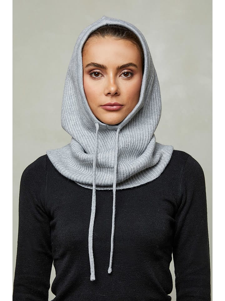 Soft Cashmere Kominiarka w kolorze jasnoszarym rozmiar: onesize