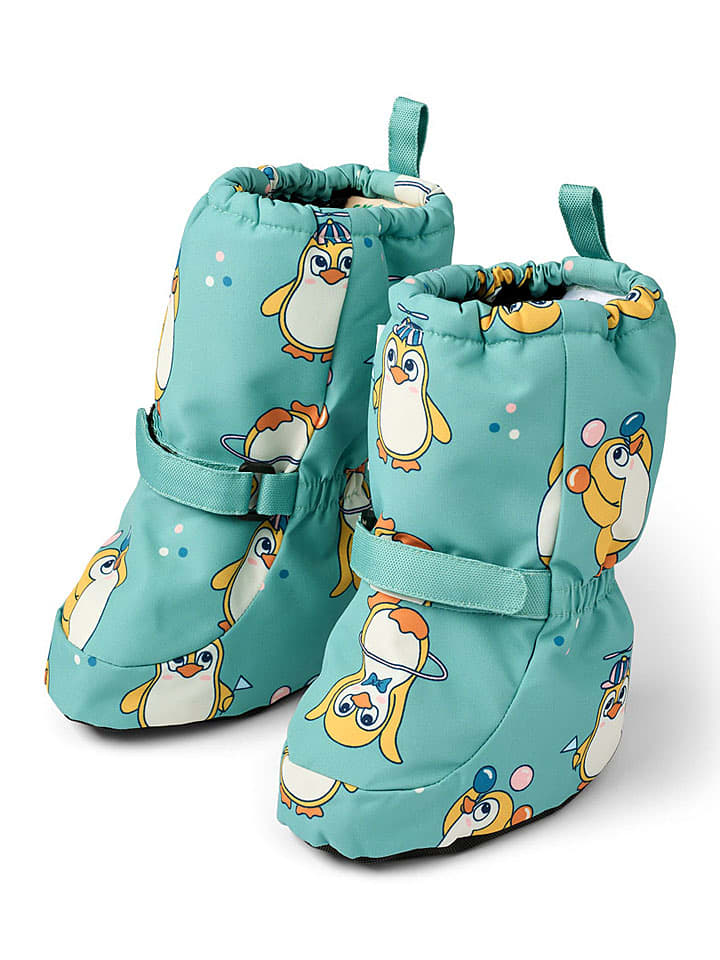 Småfolk Buciki w kolorze turkusowym rozmiar: 50-68