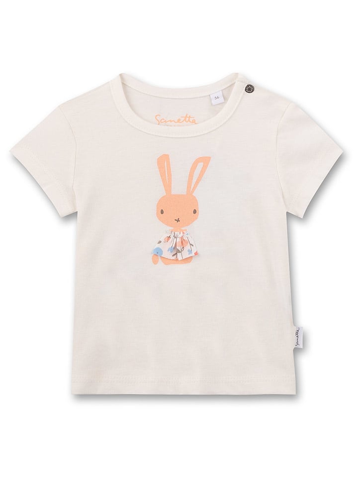 Sanetta Kidswear Koszulka w kolorze kremowym rozmiar: 92
