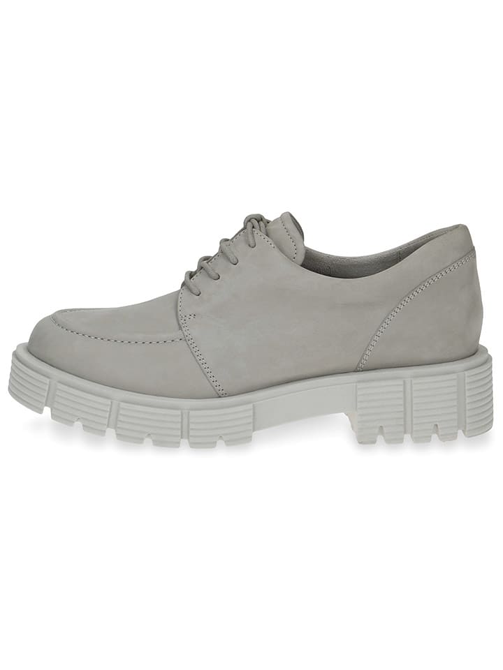 Caprice Skórzane trzewiki w kolorze szarym rozmiar: 38